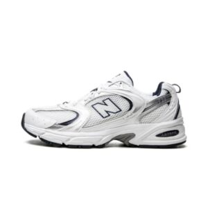 New Balance 530 White Silver Navy Mens Shoes