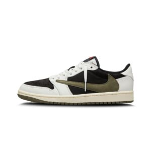 Nike Air Jordan 1 Low X Travis Scott Olive Sneaker For Girl's