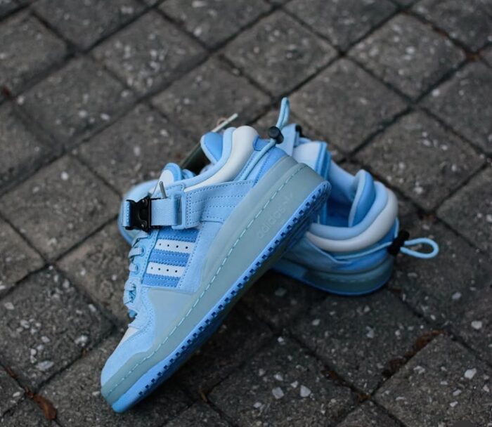 Bad Bunny x adidas Forum Buckle Low Blue Tint Men's Sneaker - Image 3