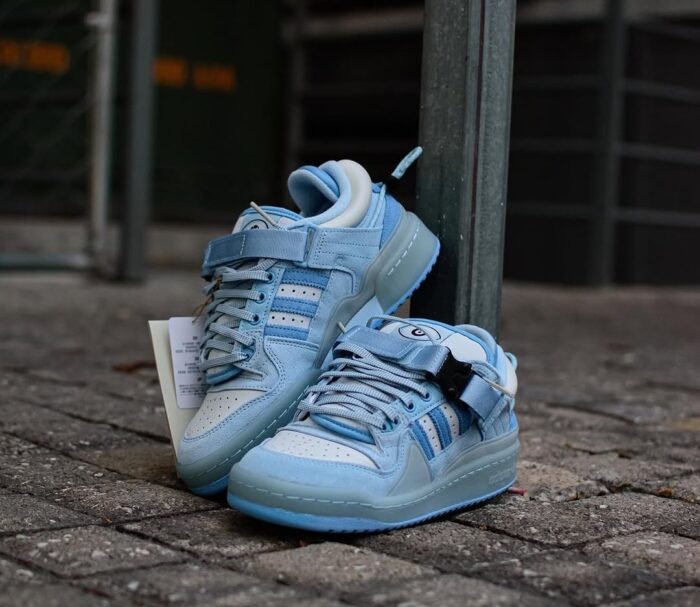 Bad Bunny x adidas Forum Buckle Low Blue Tint Men's Sneaker - Image 2
