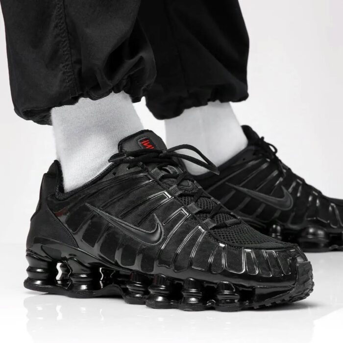 Nike Shox TL Black Metallic Men's Sneaker - Image 4