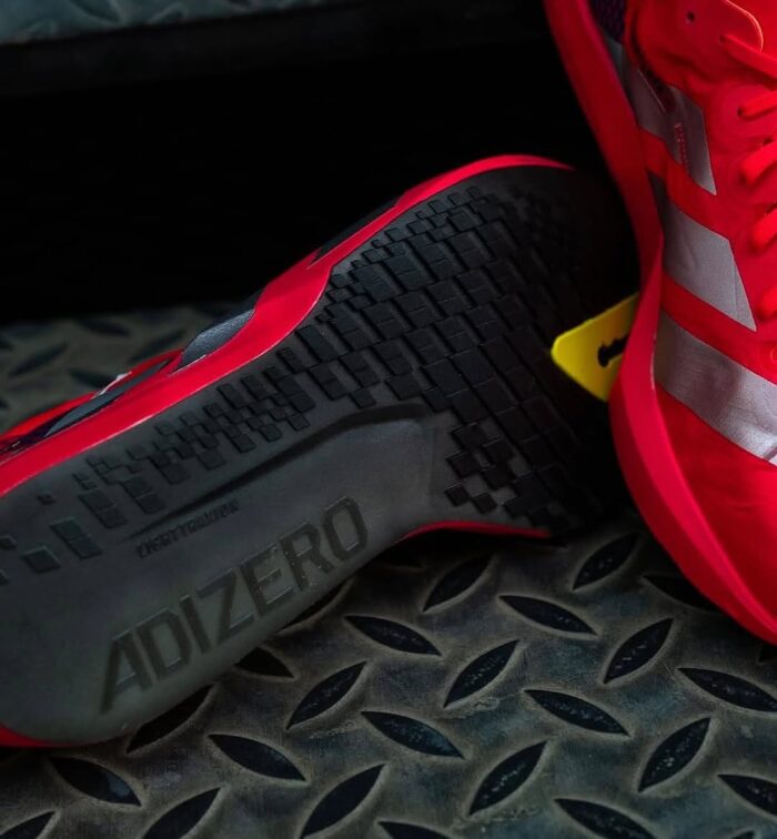 adidas Adizero Adios 9 Lucid Red Running Shoes - Image 3