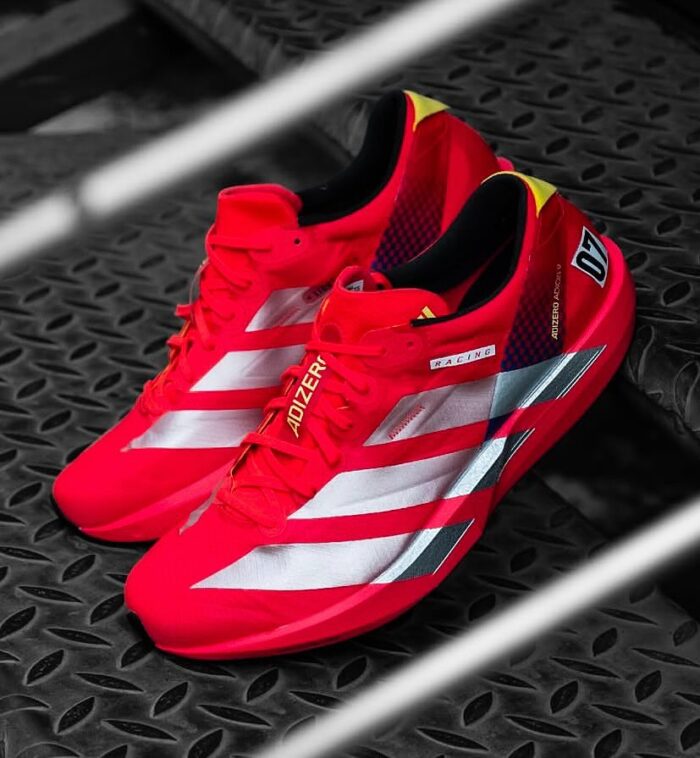 adidas Adizero Adios 9 Lucid Red Running Shoes - Image 5