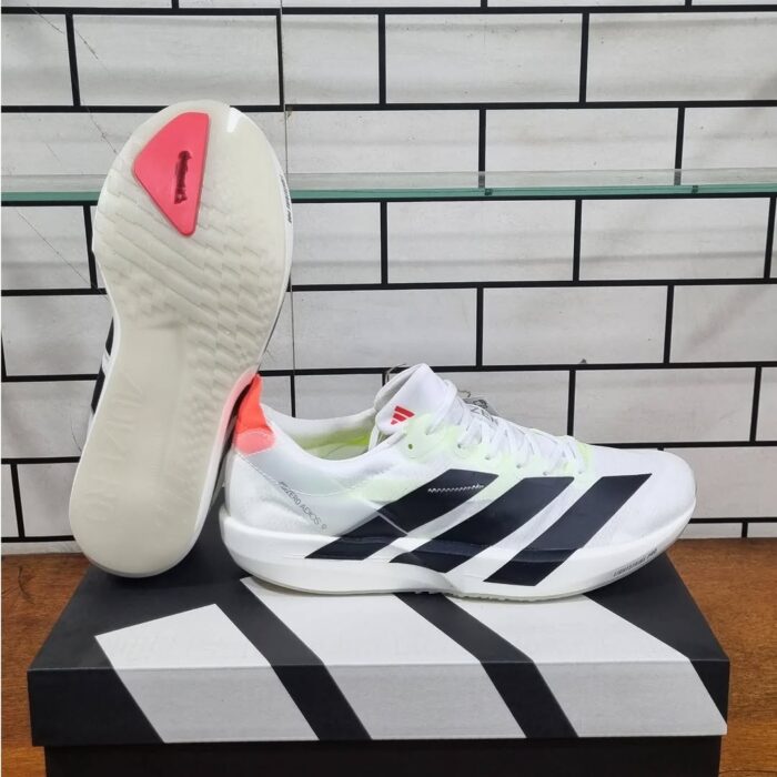 Adidas Adizero Adios 9 Cloud White Core Black Running Shoes - Image 3
