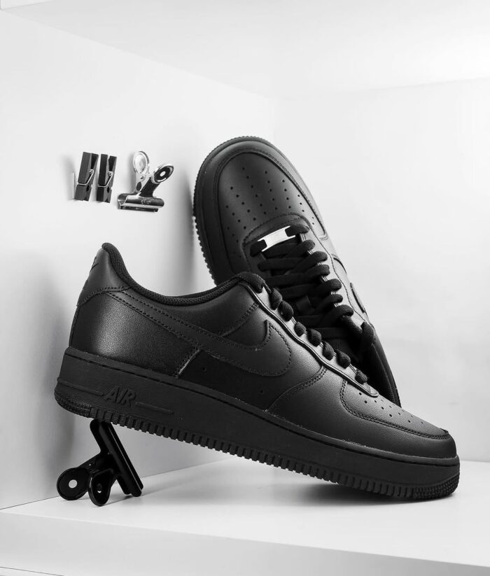 Nike Air Force 1 '07 'Triple Black' Men's Sneaker - Image 3