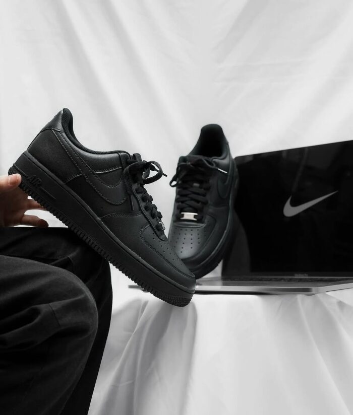 Nike Air Force 1 '07 'Triple Black' Men's Sneaker - Image 4