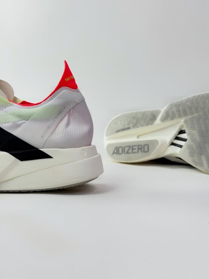 Adidas Adizero Adios Pro 4 White Black Red Men's Running Shoes - Image 2