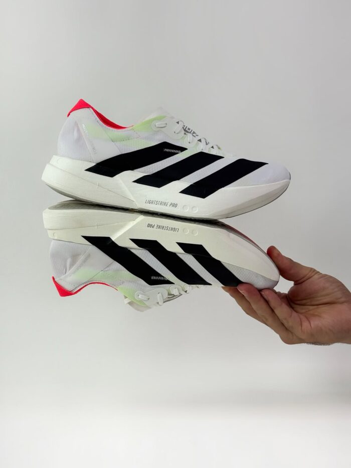 Adidas Adizero Adios Pro 4 White Black Red Men's Running Shoes - Image 4