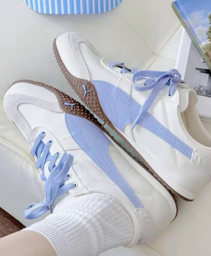 Puma Bella UT Canvas 'Lavender Cream' For Girls - Image 6
