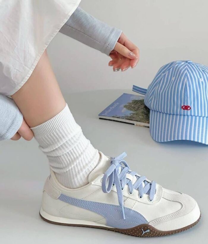 Puma Bella UT Canvas 'Lavender Cream' For Girls - Image 2