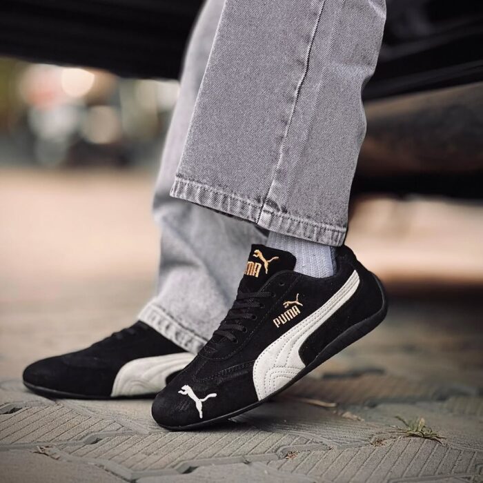 Puma Speedcat Og Black & White Sneaker For Girls & Boys - Image 3