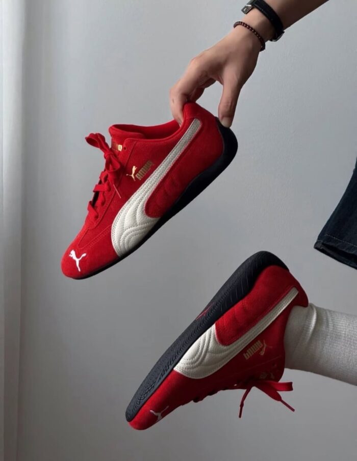 Puma Speedcat Red & White Sneaker For Men's/Women's - Image 7
