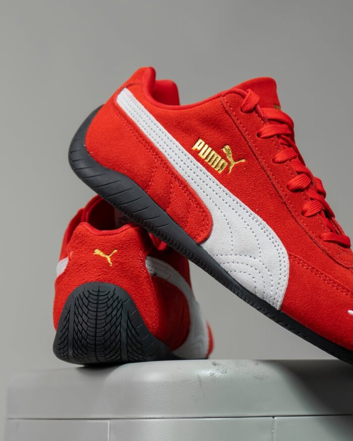 Puma Speedcat Red & White Sneaker For Men's/Women's - Image 5