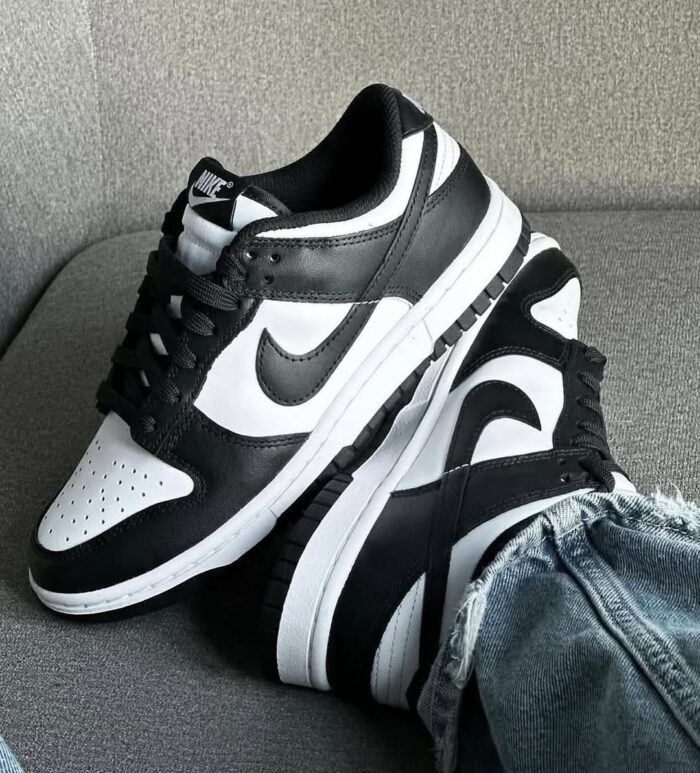 Nike Sb Dunk Low 'Panda Black White' For Mens & Womens - Image 4