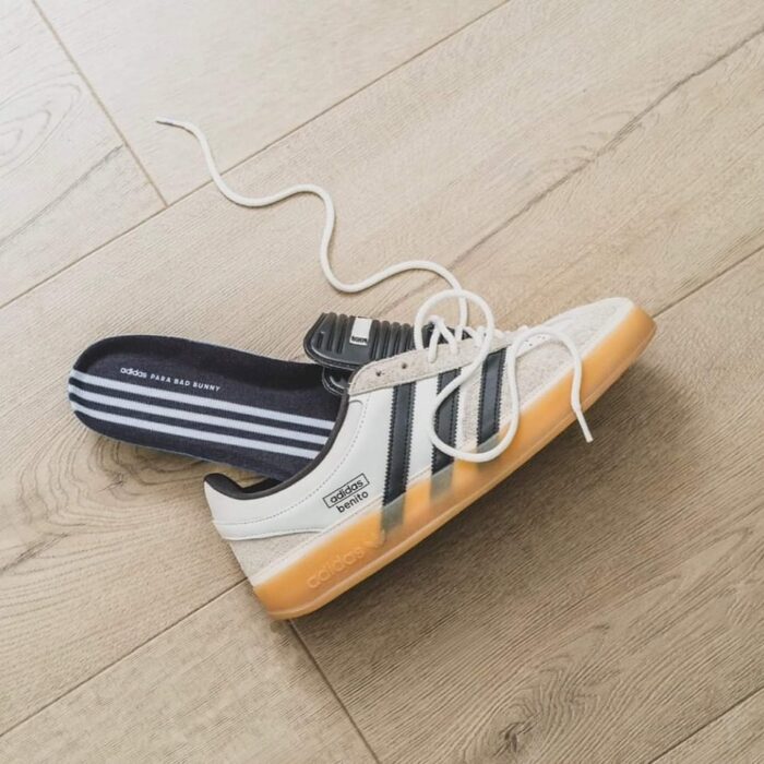 Adidas Bad Bunny X Benito Gazelle Indoor Core White - Image 3