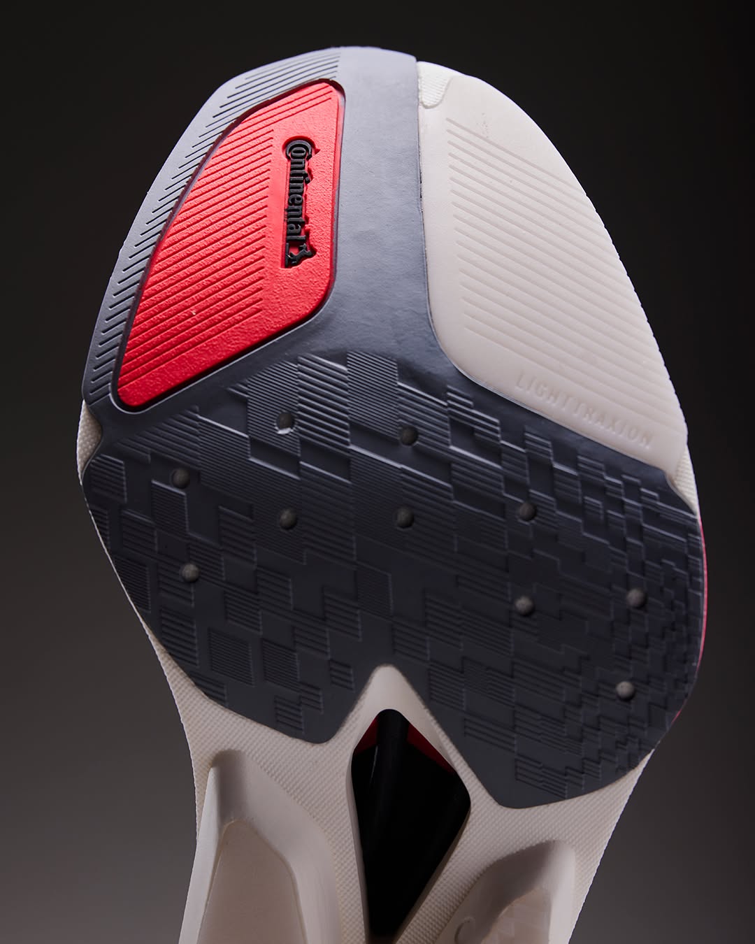 Adidas Adizero Prime X3 Strung Cloud White/Core Black/Lucid Red Running Shoes - Image 9